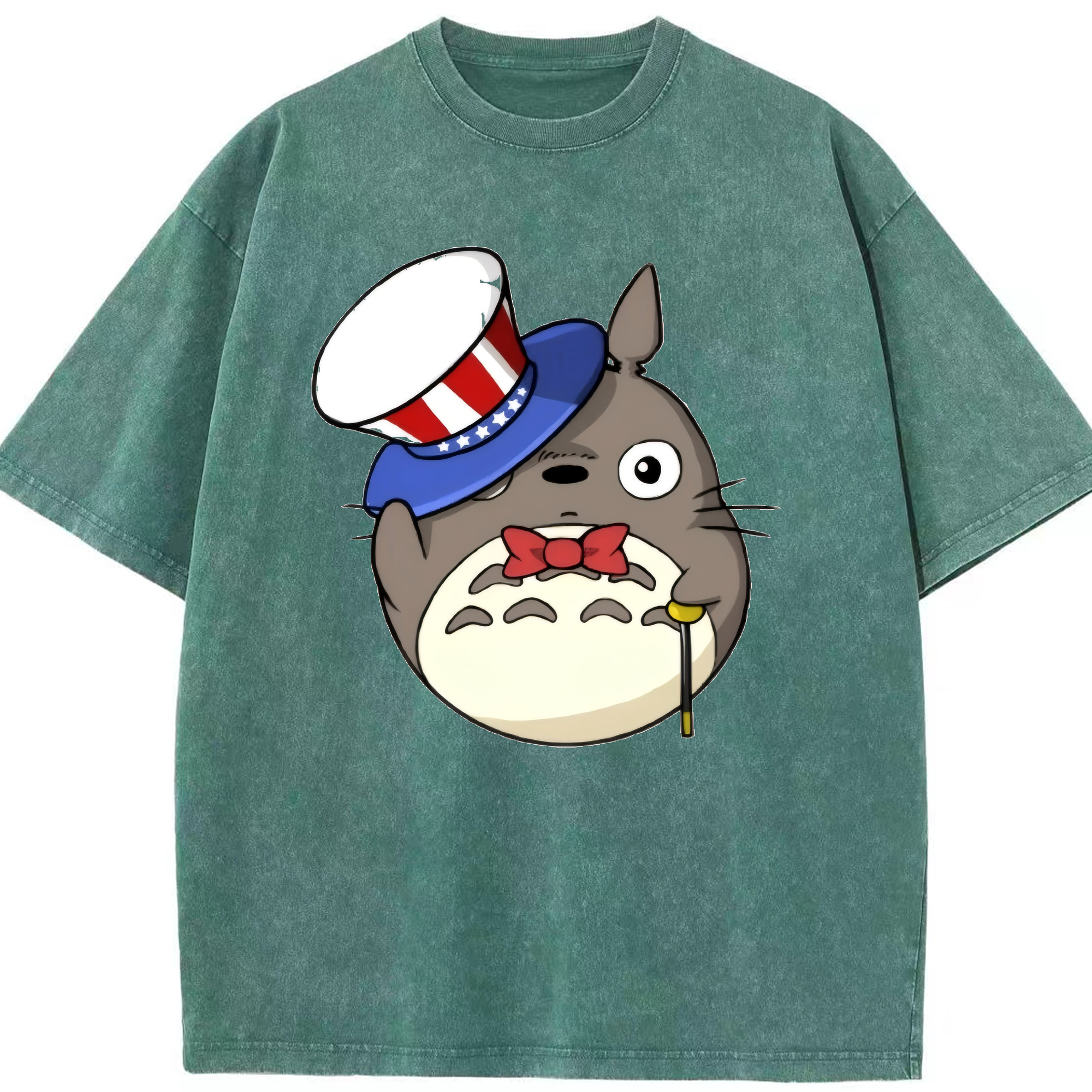 （画像用） となりのトトロ 草壁メイ 草壁サツキ My Neighbor Totoro Satsuki Kusakabe Mei Kusakabe 綿100% ヴィンテージ風 半袖Tシャツ（フロントプリント）